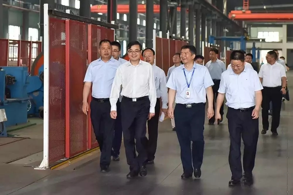 金山区委书记赵卫星调研韦德网站官方入口电缆