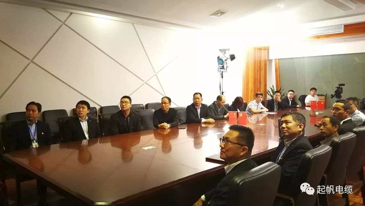 上海韦德网站官方入口电缆股东和党员一起寓目党的十九大开幕式